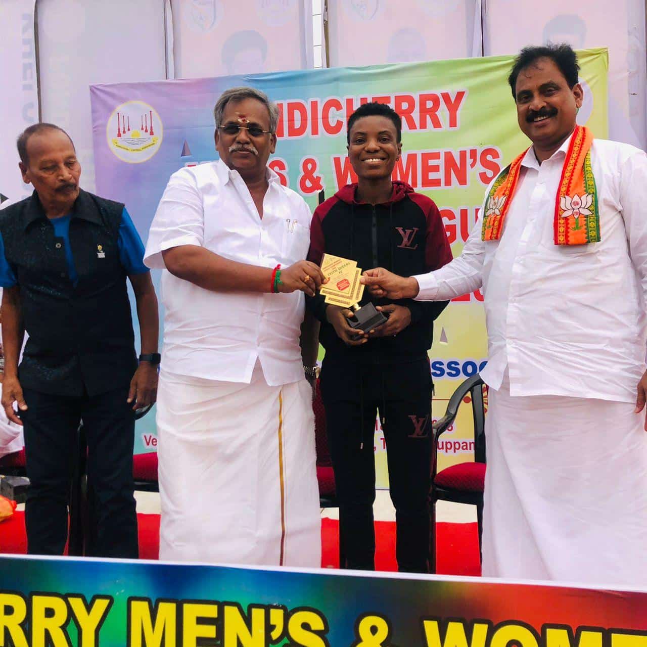 Mercy Amorkor Tagoe of Ghana wins best player prize in India