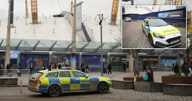 Teenager stabbed close to O2 Arena as concertgoers wait in line