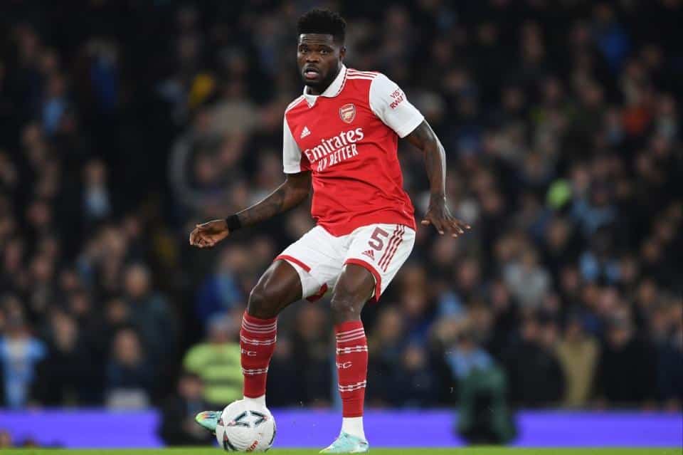 Partey to miss game against Guardiola’s Man City