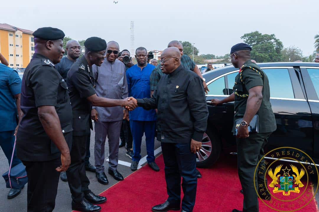 Akufo-Addo hands over more than 700 vehicles to Police Service