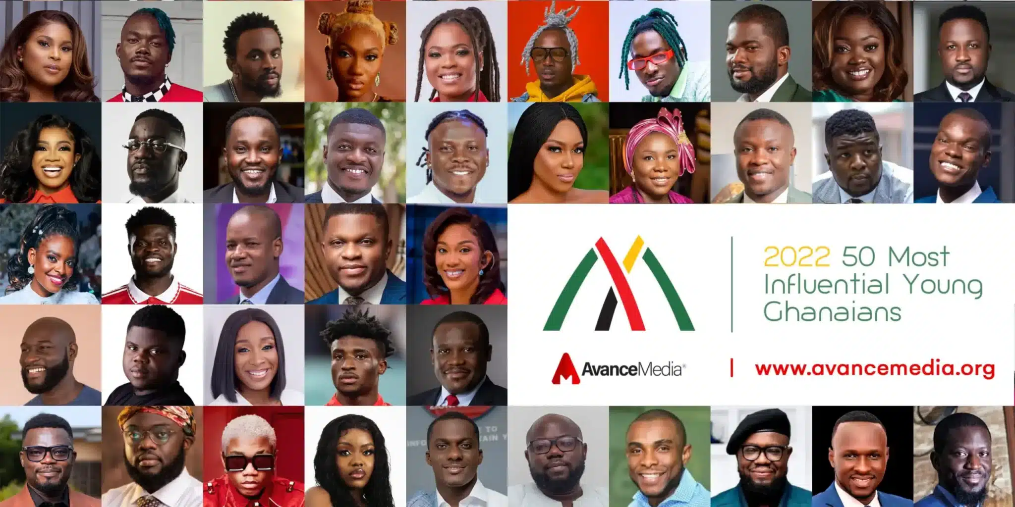 Check out full list of 50 Most Influential Young Ghanaians 2022