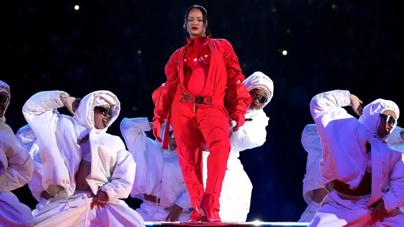 Check out Rihanna’s costume for Super Bowl Performance