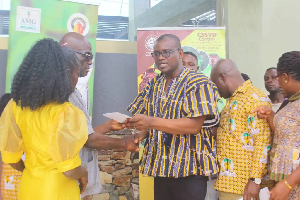 15 blind farmers honoured by COCOBOD at the first disability awards ceremony
