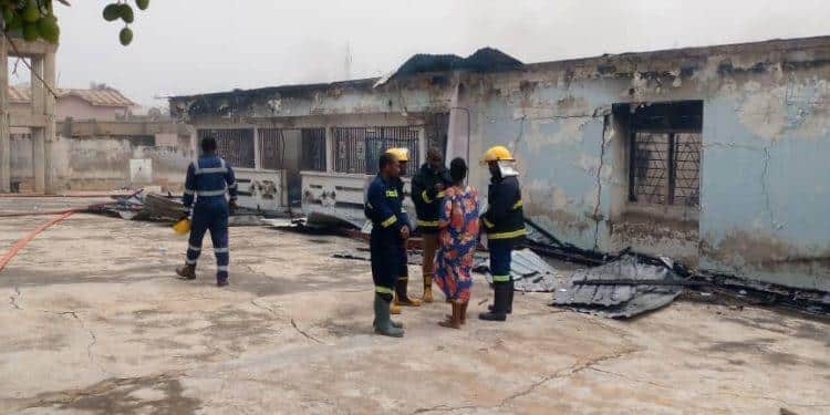 Fire razes down seven bedroom apartment at Tafo