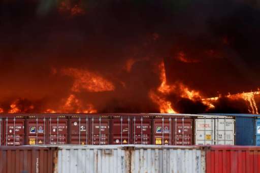 Ships diverted as port fire spreads in Turkey