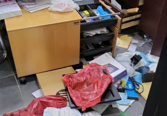 Ashie Moore’s office at Teshie ransacked
