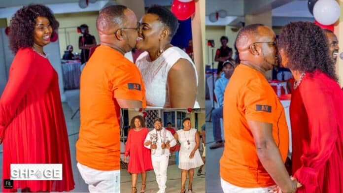 Man celebrates valentine’s day with his two beautiful wives