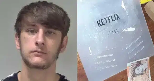 Drug dealer arrested for cutting stash on ‘Ketflix & Pills’ board detained