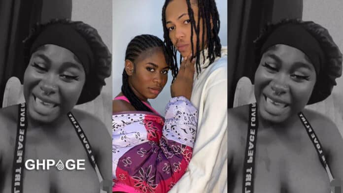 Yaa Jackson reacts to the alleged breakup with her baby daddy