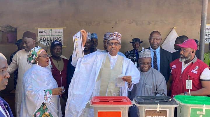 Why I voted for Tinubu and why I displayed my ballot – Buhari