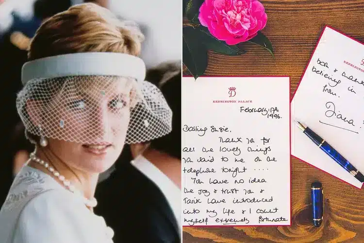 Princess Diana’s handwritten letters to friends set for auctioning
