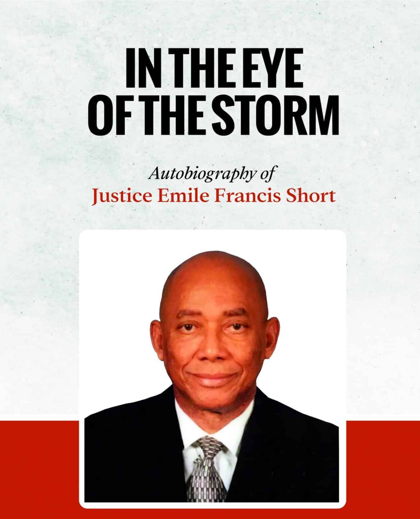 Justice Emile Short launches book “In the Eyes of the Storm”