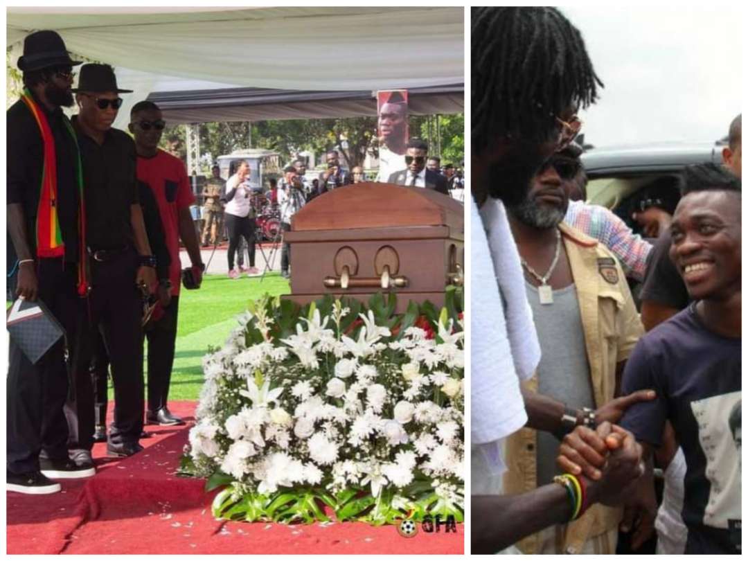 The first and last time Adebayor saw Christian Atsu