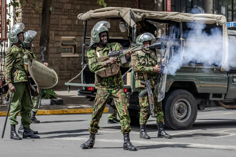 Opposition leaders in Kenya arrested over tear gas protest