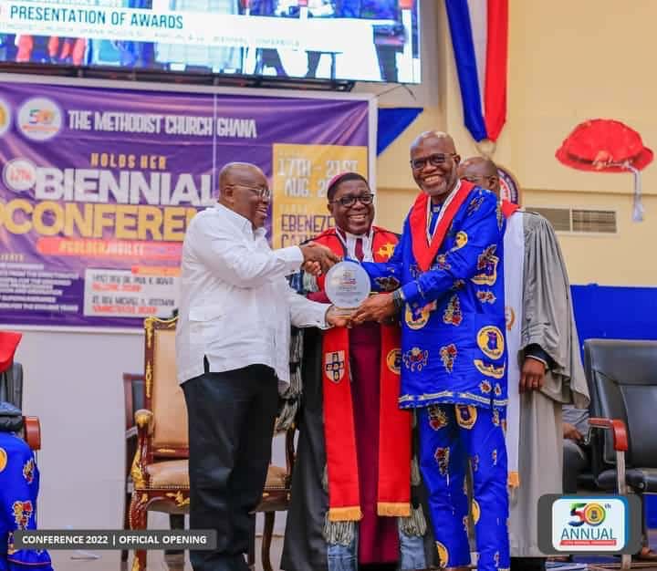 Methodist Church Ghana honours Prof Ato Essuman