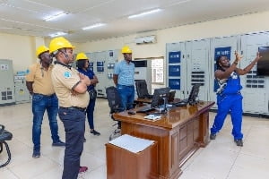 A Ugandan delegation studies GRIDCo’s Optic Fiber business