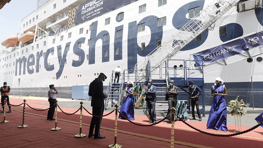 First-ever surgery performed on board largest civilian hospital ship in Senegal