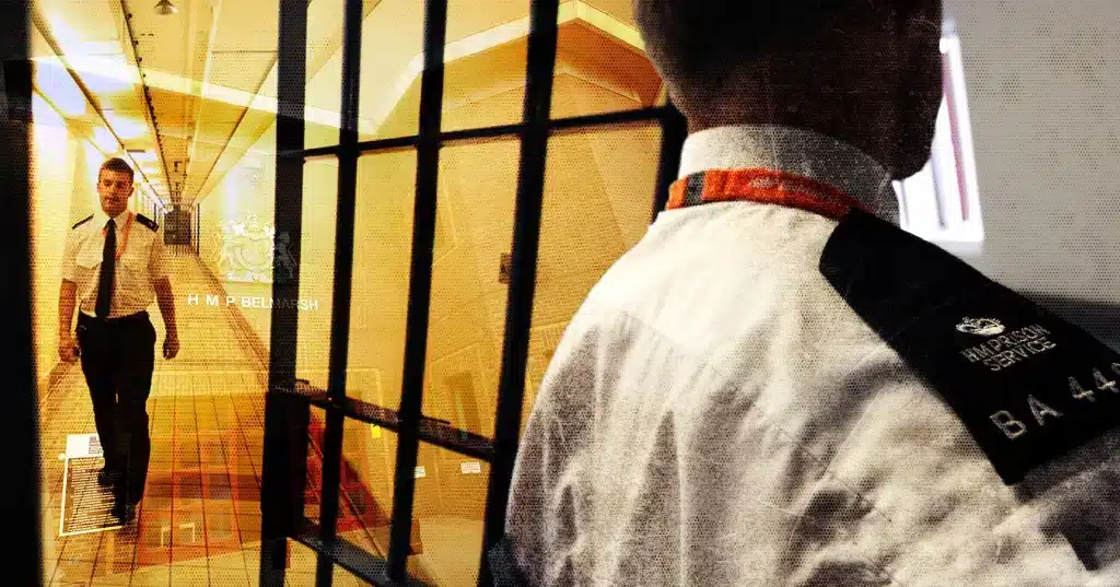 Attackers in a maximum security prison stabbed, bit, and strangled officers
