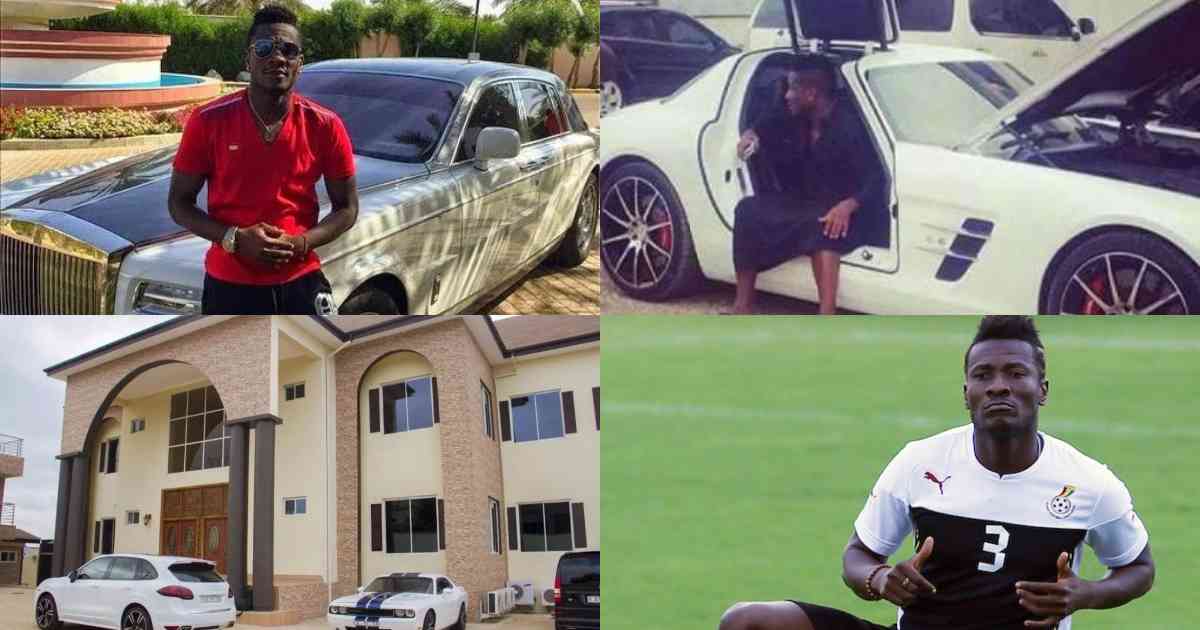 Check out Asamoah Gyan’s multi-million dollar car collection