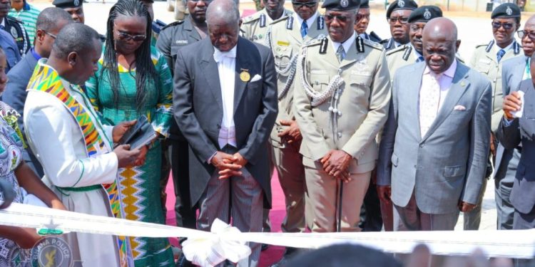 Asantehene inaugurates new Police station at KNUST