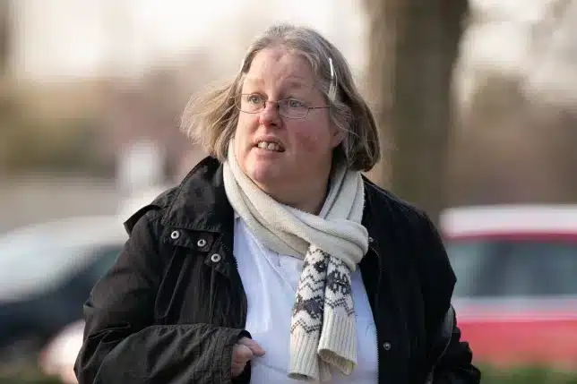 Handicapped woman sentenced to prison for killing cyclist on pavement