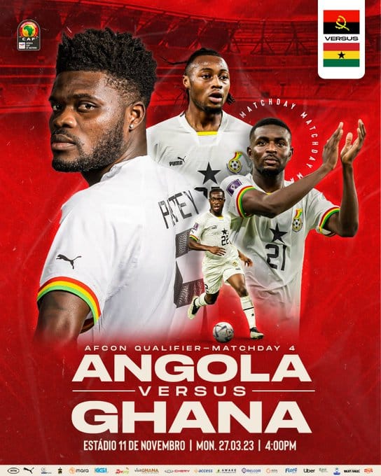 Afcon 2023 qualifier: Ghana play Angola today in return leg