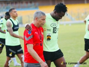 Black Stars’ first training session for Angola match