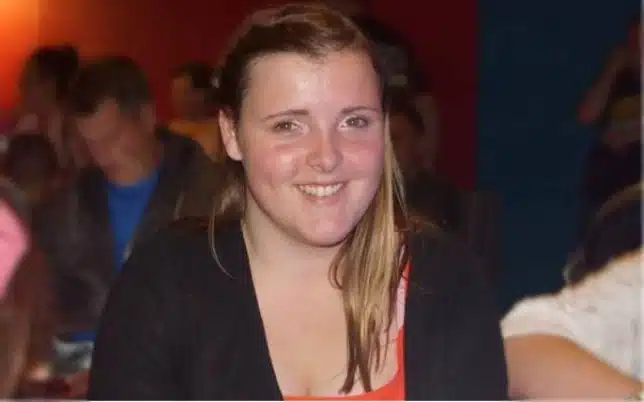 First image of lady discovered dead in apartment building after man accused of murder