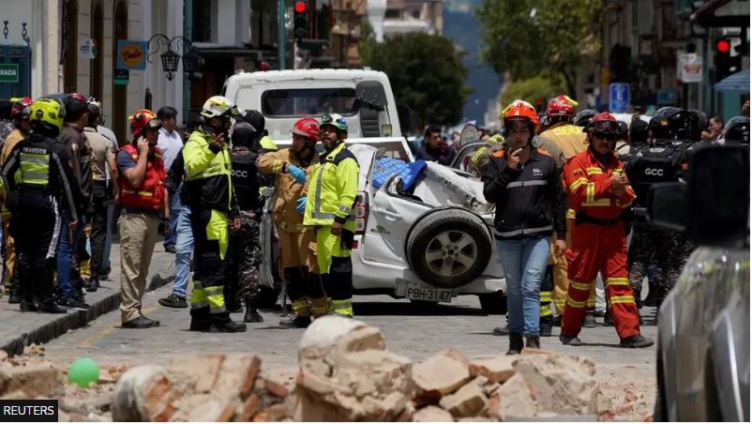 Southern Ecuador earthquake kills at least 12