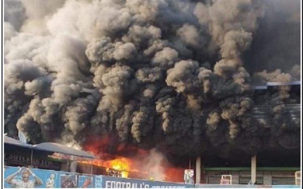 Kejetia market fire: Thief grabbed in attempt to steal during inferno