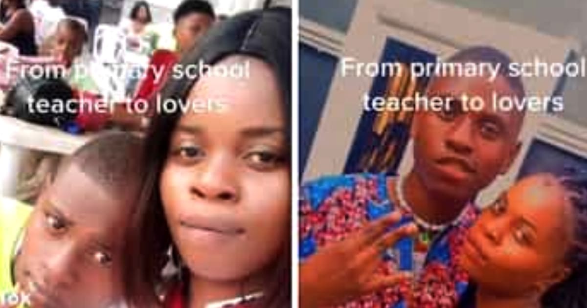 Primary school teacher falls in love with young student, flaunts him