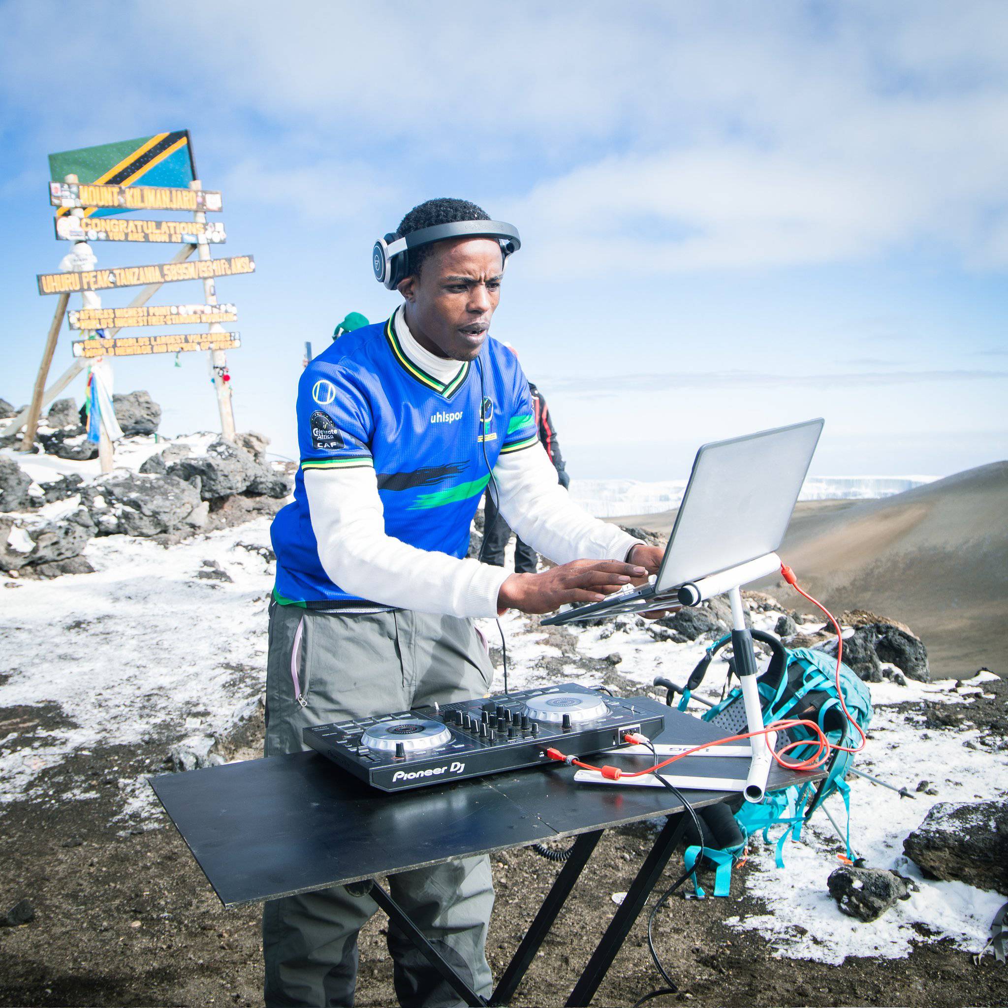 Tanzania’s DJ Joozey becomes first DJ to performs on Africa’s tallest mountain, Kilimanjaro