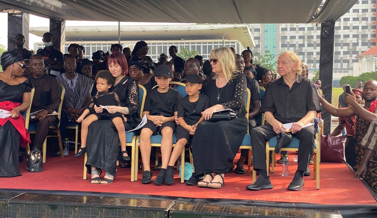 Some scenes captured at Christian Atsu’s funeral