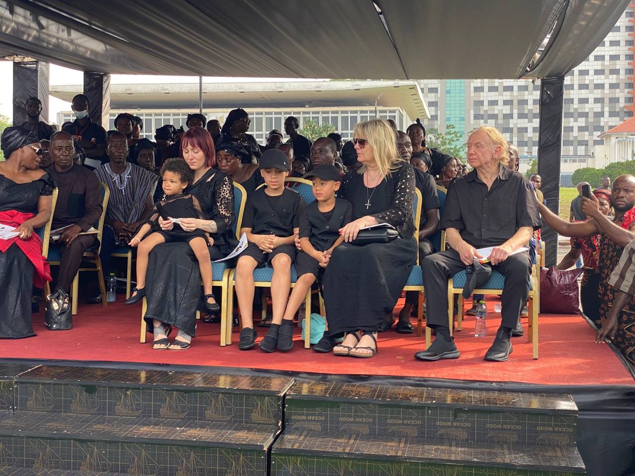 An overwhelming number of people attended Atsu’s funeral