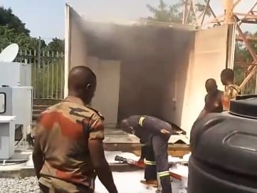 GBC’s Volta Star transmission station catches fire