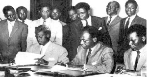 When Ghana, Guinea, and Mali signed to become one nation