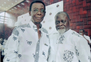 Ambassador Ray Quarcoo mourns with Azumah Nelson