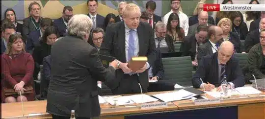 Boris Johnson swears in front of the Commons, “I didn’t lie to the House