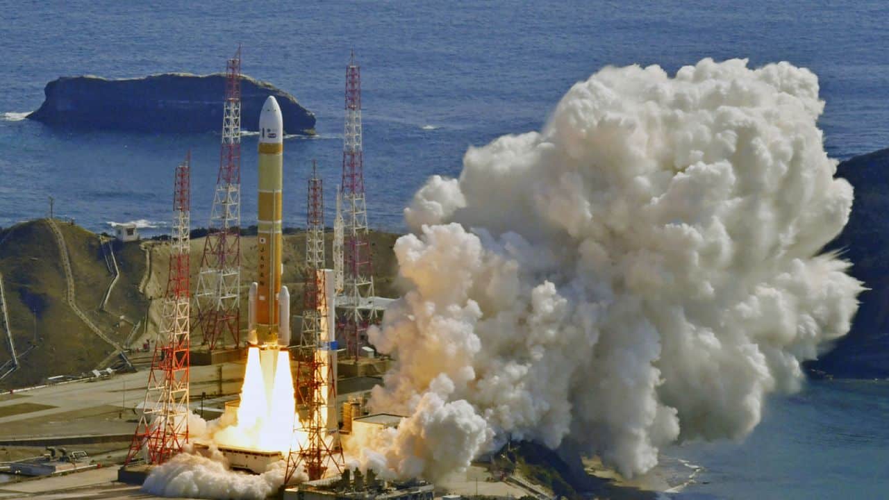 The launch of Japan’s new rocket was unsuccessful