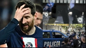 Messi’s life in danger:14 gunshots fired at family shop, threatening note left for Messi