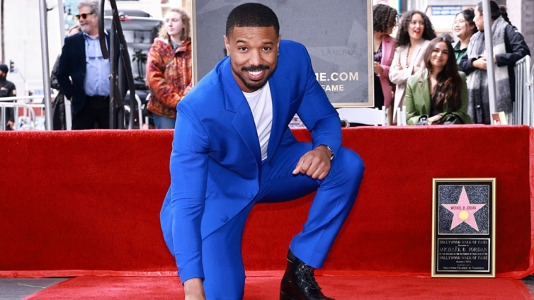 Michael B. Jordan honoured with a star on the Hollywood Walk of Fame