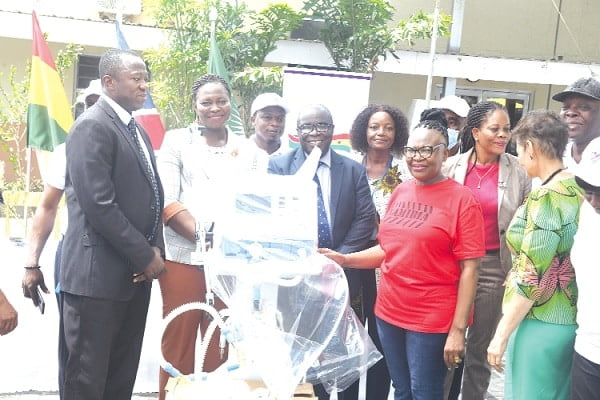 Namibia High Commission gifts Korle Bu PICU a ventilator