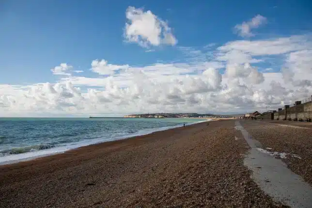 Missing body of a woman discovered on a Sussex beach