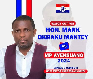 Okraku-Mantey to contest Ayensuano seat the ticket of NPP