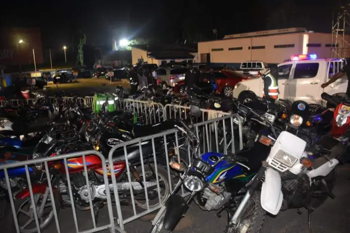 Over 250 Okada motorcyclists arrested for traffic violations