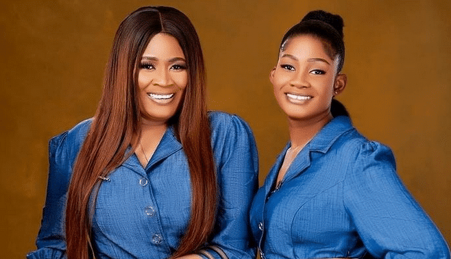 Stylish photos of Ghanaian actress Nayas & her pretty daughter; Netizens react
