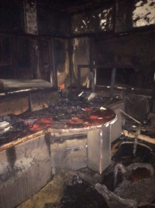 Silver FM in Kumasi burnt