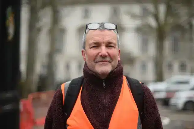 A climate change activist arrested over obstructing M4 traffic