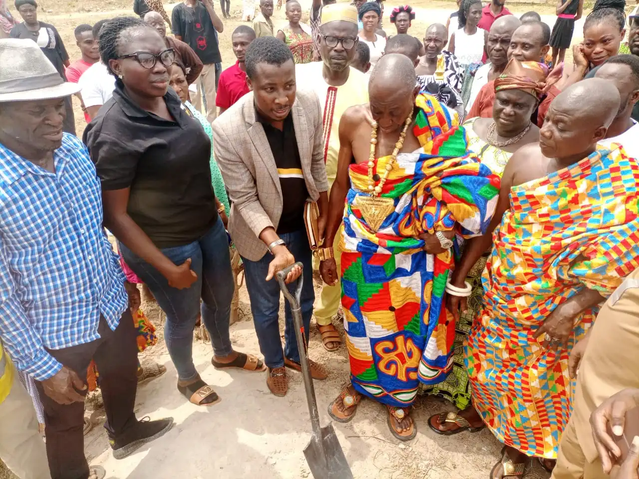 GNPC cuts-sod for construction of e-learning centre at Kojina