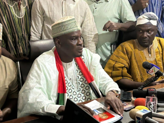 Haruna Iddrisu files nomination for Tamale South Constituency seat